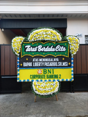 Papan Bunga Duka di Simo