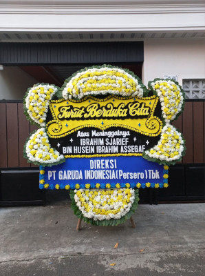 Papan Bunga Duka di Simo