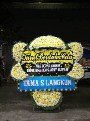 Papan Bunga Duka di Simo