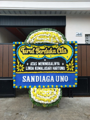 Papan Bunga Duka di Simo